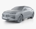 Lamborghini Urus SE 2025 3D 모델  clay render