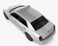 Lancia Thema sedan 2015 3D-Modell Draufsicht