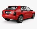 Lancia Delta Integrale 1994 3d model back view