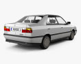 Lancia Dedra (835) 1994 3Dモデル 後ろ姿