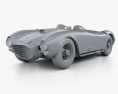 Lancia D24 Pininfarina Spider Sport 1953 3D 모델  clay render