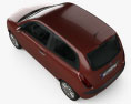 Lancia Ypsilon 2005 3D模型 顶视图