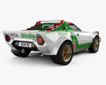 Lancia Stratos Rally 1972 3D模型 后视图