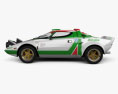 Lancia Stratos Rally 1972 3D-Modell Seitenansicht