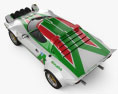 Lancia Stratos Rally 1972 3D 모델  top view