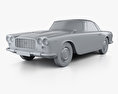 Lancia Flaminia GT 3C 1963 3D-Modell clay render