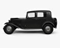 Lancia Augusta 1933 3D-Modell Seitenansicht