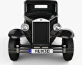 Lancia Augusta 1933 Modello 3D vista frontale
