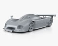 Lancia LC2 1985 3D 모델  clay render