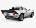 Lancia Stratos with HQ interior 1977 3d model back view