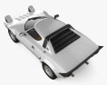 Lancia Stratos with HQ interior 1977 3d model top view