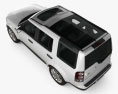 Land Rover Discovery 4 (LR4) 2014 3d model top view
