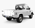 Land Rover Defender 110 pickup 2014 3Dモデル 後ろ姿