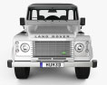 Land Rover Defender 110 pickup 2014 3D 모델  front view