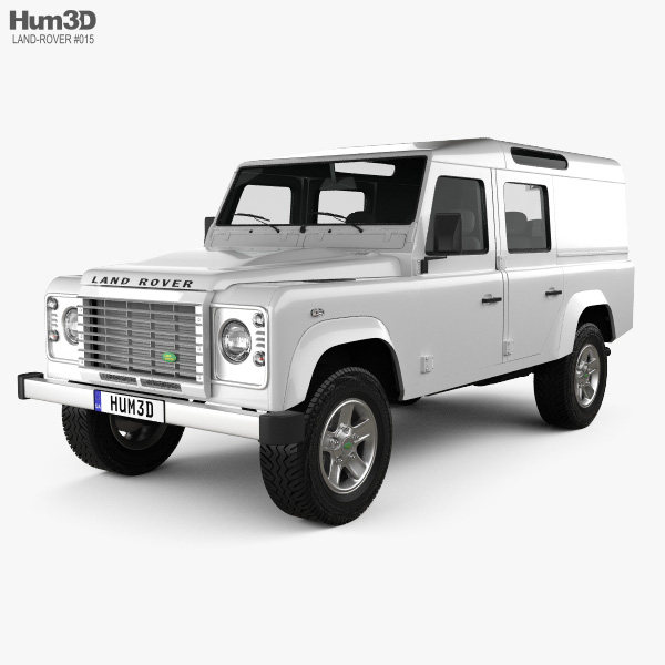 Land Rover Defender 110 Utility Wagon 2014 3D-Modell