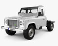 Land Rover Defender 110 Chassis Cab 2014 3Dモデル