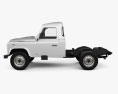 Land Rover Defender 110 Chassis Cab 2014 Modelo 3d vista lateral
