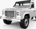 Land Rover Defender 110 Chassis Cab 2014 3D 모델 