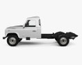 Land Rover Defender 130 Chassis Cab 2014 3d model side view