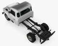 Land Rover Defender 130 Chassis Cab 2014 3d model top view