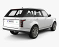 Land Rover Range Rover (L405) 2017 3D 모델  back view