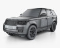 Land Rover Range Rover (L405) 2017 Modello 3D wire render