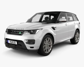 3D model of Land Rover Range Rover Sport Autobiography 2017
