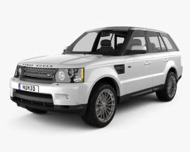 3D model of Land Rover Range Rover Sport 2013