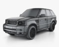 Land Rover Range Rover Sport 2013 3d model wire render
