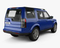 Land Rover Discovery 2017 3d model back view