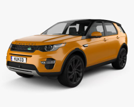 3D model of Land Rover Discovery Sport HSE Luxury 2017
