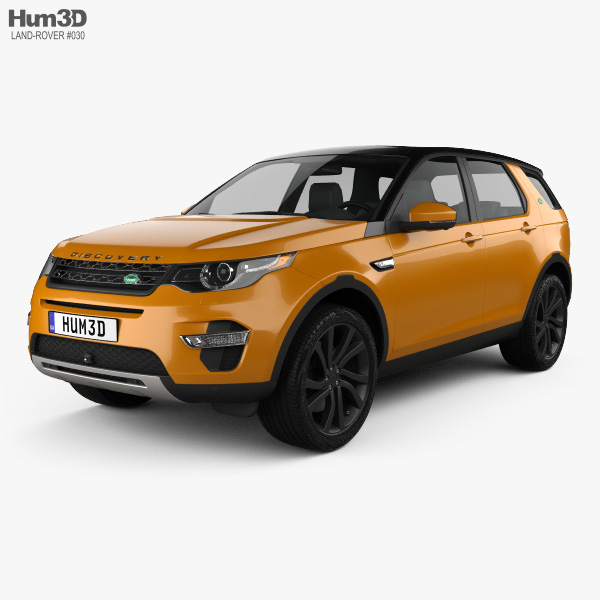 Land Rover Discovery Sport HSE Luxury 2017 Modello 3D