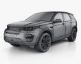 Land Rover Discovery Sport HSE Luxury 2017 3d model wire render