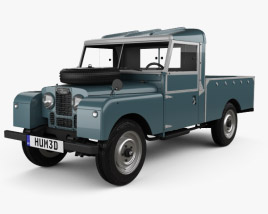 Land Rover Series I 107 Pickup 1958 3D 모델 