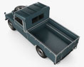 Land Rover Series I 107 Pickup 1958 3d model top view