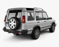 Land Rover Discovery 2004 3D 모델  back view