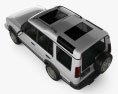 Land Rover Discovery 2004 3D-Modell Draufsicht