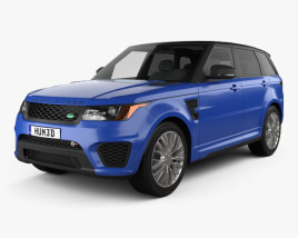 Land Rover Range Rover Sport SVR 2018 3D model