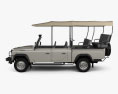 Land Rover Defender Safari Game Viewing 1992 3d model side view