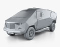 Land Rover Defender Red Bull Event 2016 Modelo 3d argila render