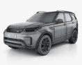 Land Rover Discovery HSE 2020 3D 모델  wire render