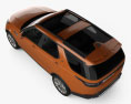 Land Rover Discovery HSE 2020 3D模型 顶视图