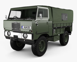Land Rover 101 Forward Control 1972 3D model
