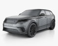 Land Rover Range Rover Velar 2021 3Dモデル wire render