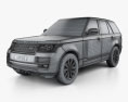 Land Rover Range Rover L405 Vogue 2018 3d model wire render