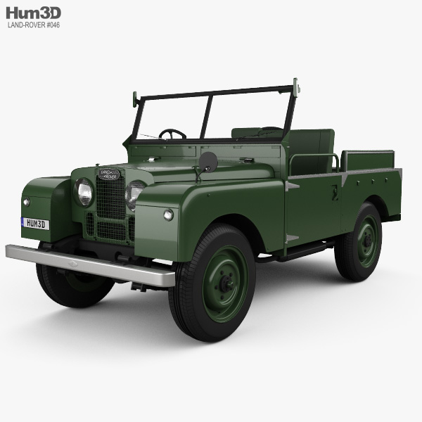 Land Rover Series I Churchill 1954 3D 모델 