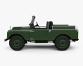 Land Rover Series I Churchill 1954 3D 모델  side view