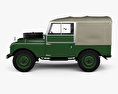Land Rover Series I 86 Soft Top 1954 3D 모델  side view
