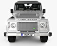 Land Rover Defender 110 旅行車 带内饰 2014 3D模型 正面图