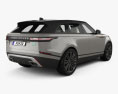 Land Rover Range Rover Velar First edition з детальним інтер'єром 2021 3D модель back view